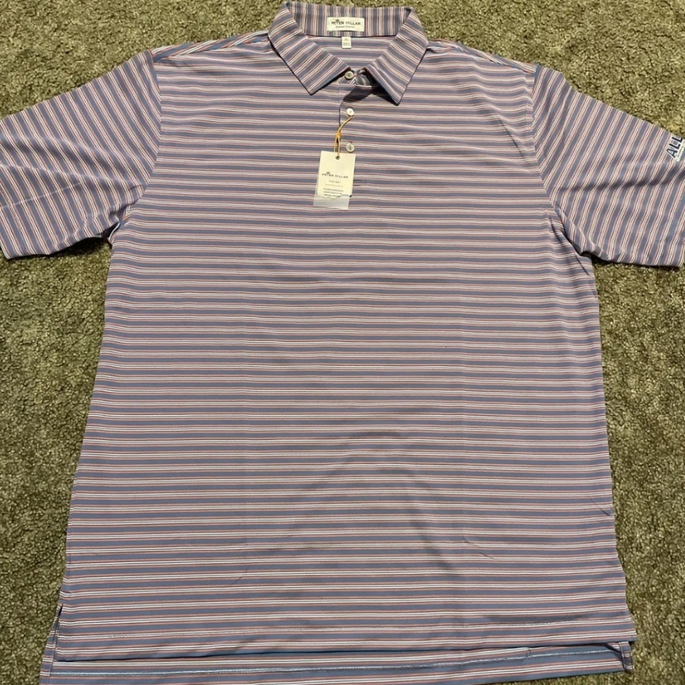 Men's Peter Millar Multicolored Short-Sleeved Shirt